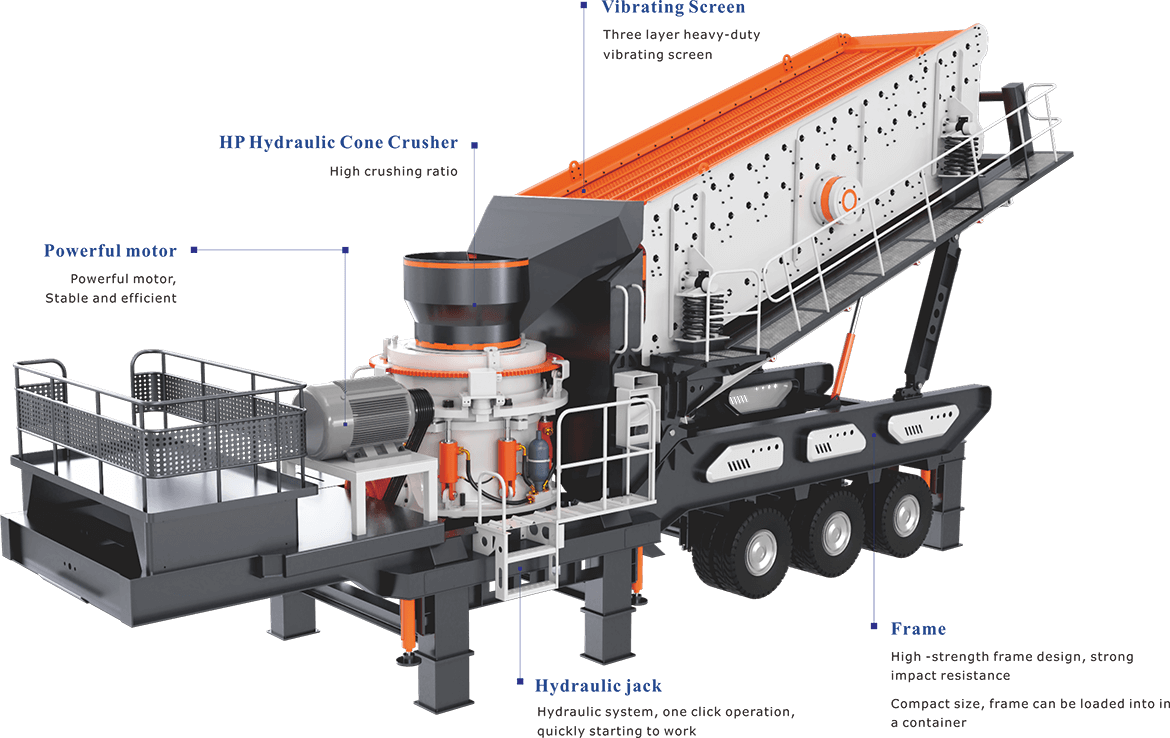 K3-2C Series mobile cone crusher