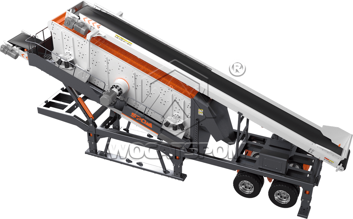 Wheel-Mounted Vibrating Screen Plant