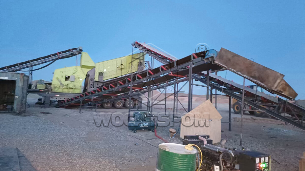 150-200t/h Uzbekistan Sandstone Crushing Production Line