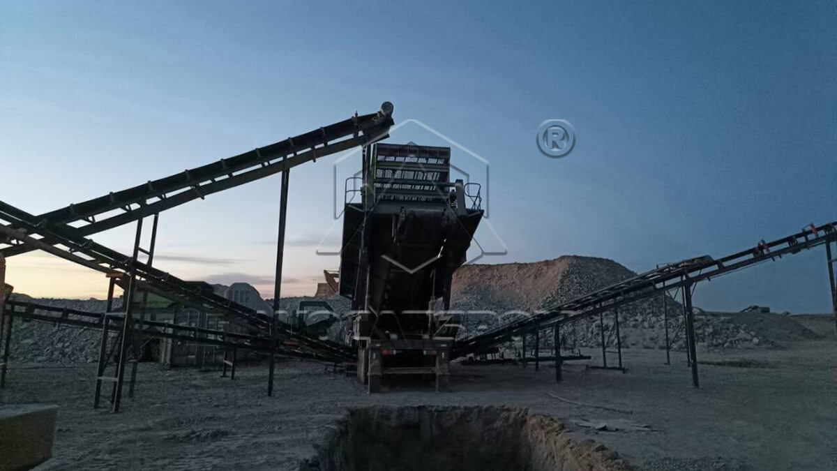 150-200t/h Uzbekistan Sandstone Crushing Production Line