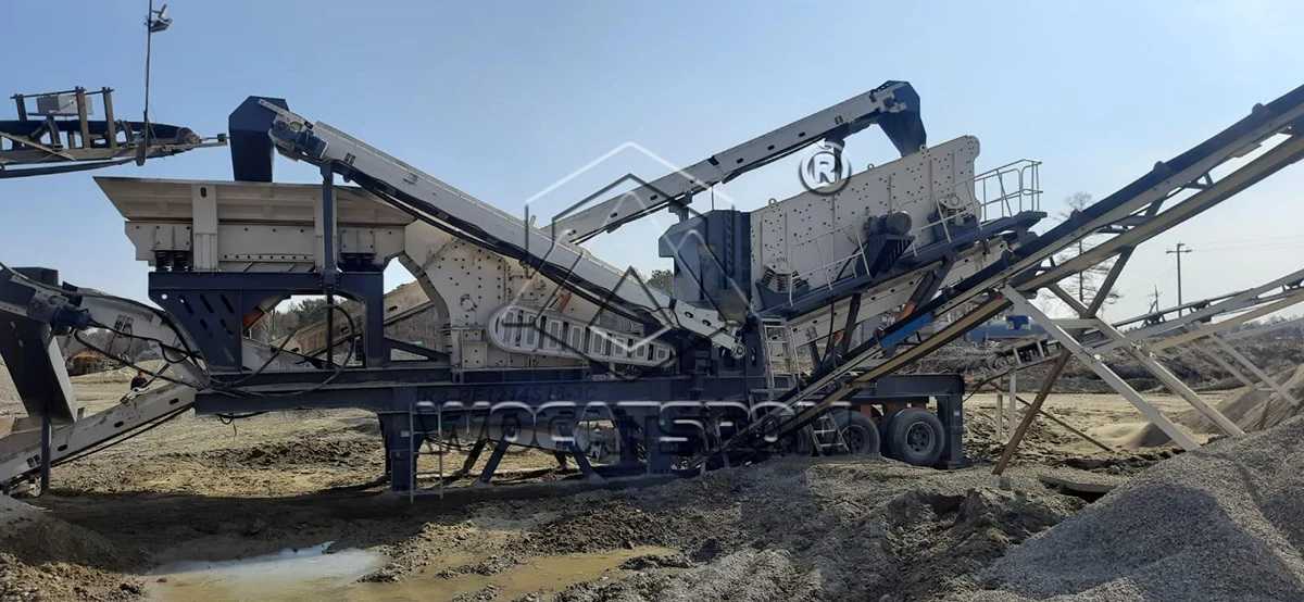 100-150tph Wheel-mounted 3-in-1 Crusher Plant Line