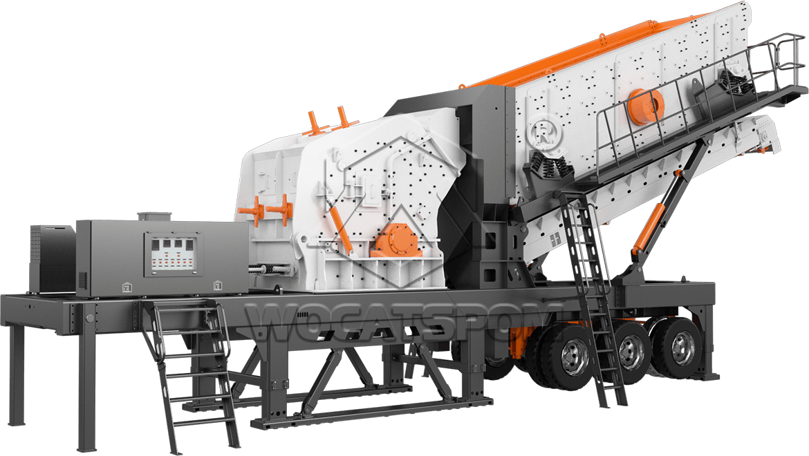 Роторная дробилка на колесном ходу PF