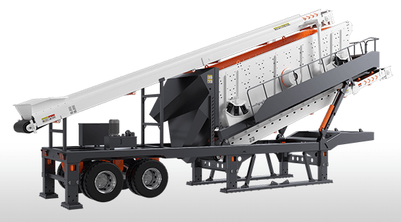 Wheel-mounted Screening Plant